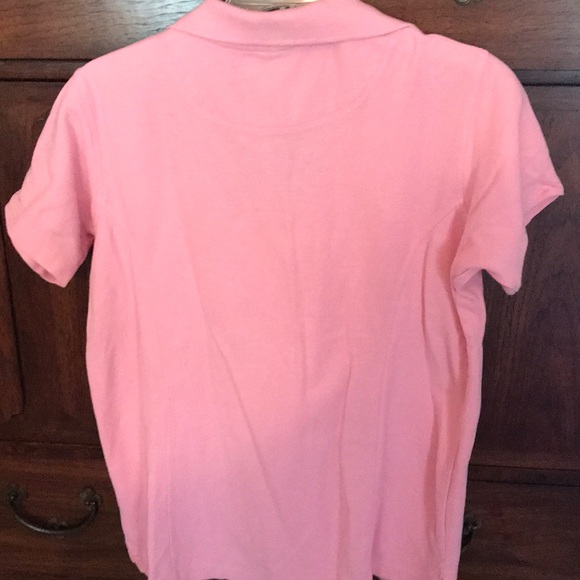 Women’s Pink Cotton Polo Shirt Size M Hartnell - Picture 6 of 8